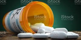 Pill bottle with opioids