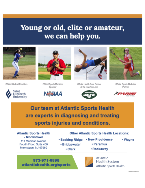 Atlantic Sports Health ATSNJ Ad