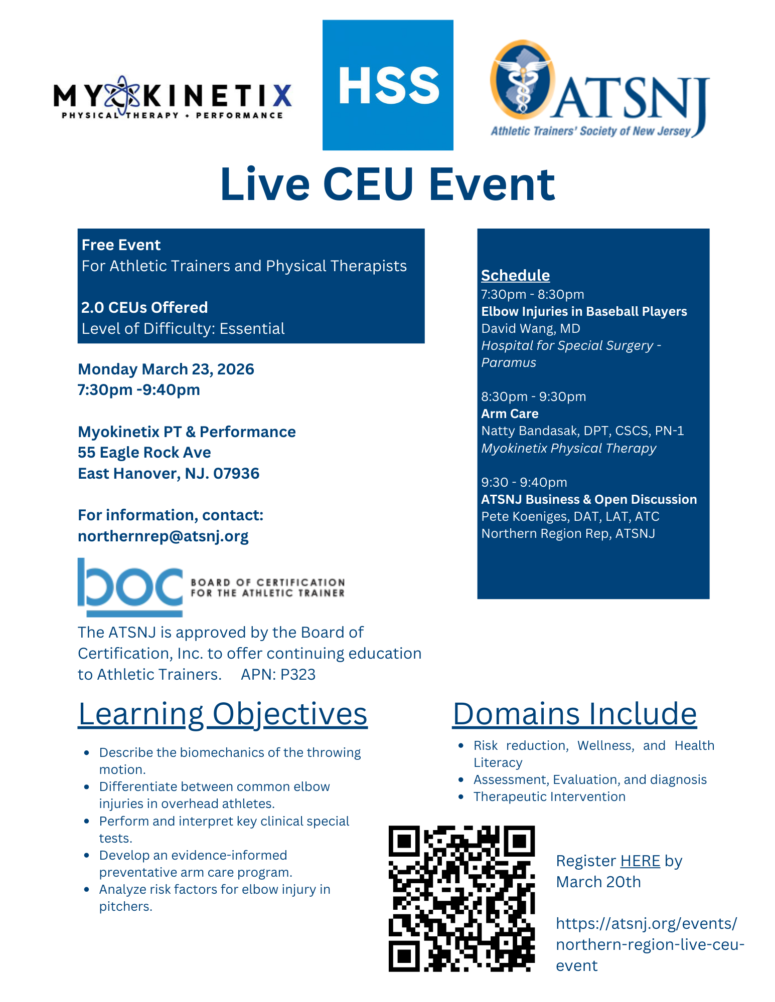 Northern Regional Live CEU Flier
