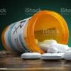 Pill bottle with opioids